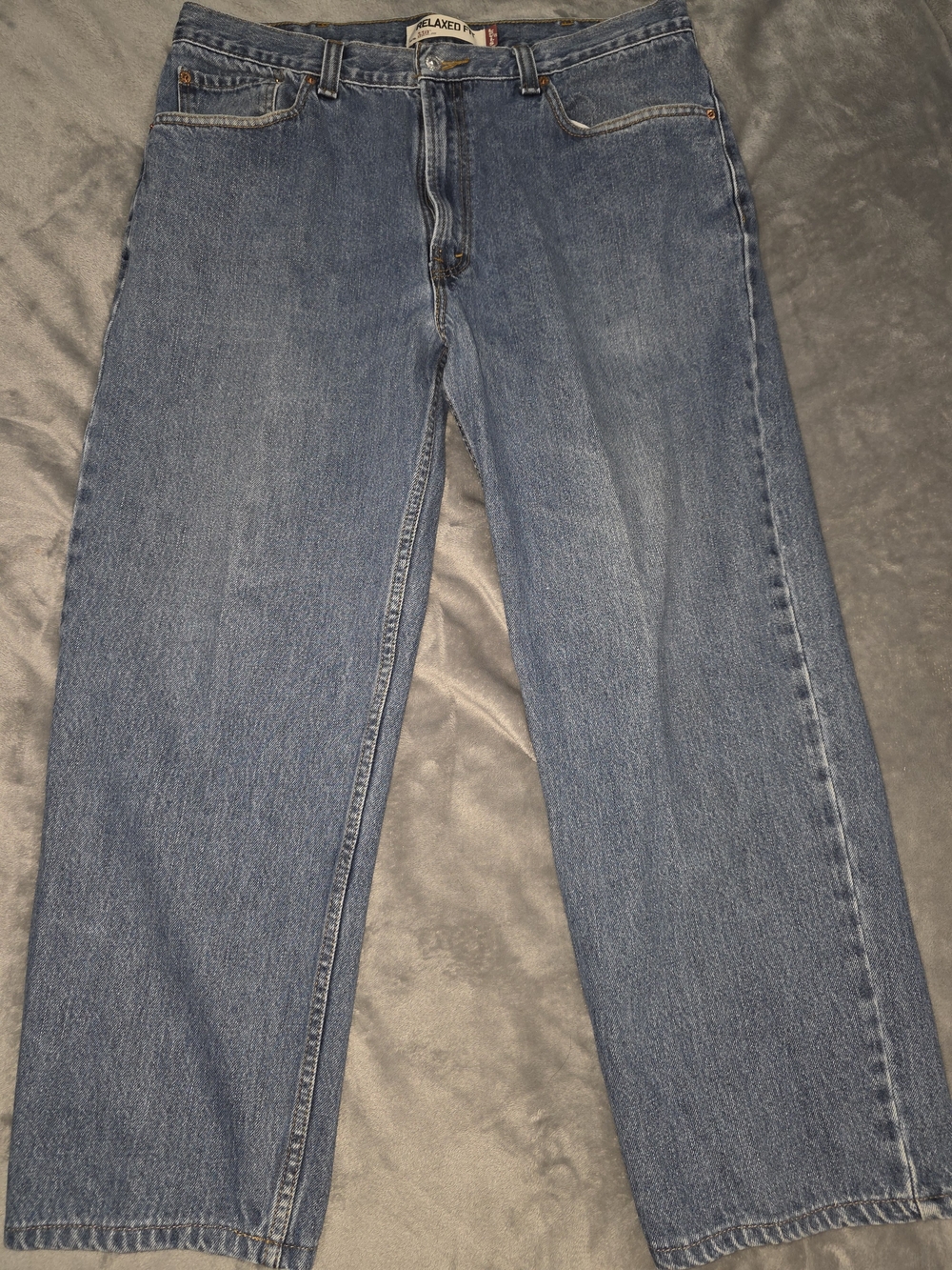 Levi's 550 Relaxed Fit Classic Blue Men's Jeans-38x29